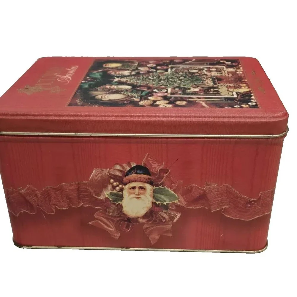 1995 Hallmark Victorian Christmas Collectible Tin w/500-Piece Puzzle